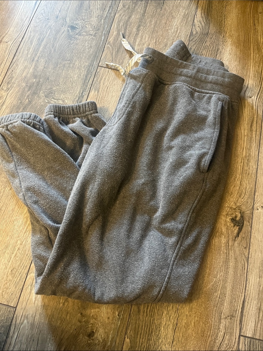 Mens Myles Cozy Gray Sweatpants - Drawstring Joggers medium